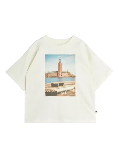 Mini Rodini Kids' Graphic-print T-shirt In White