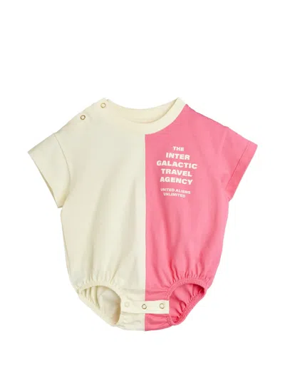 Mini Rodini Babies' Graphic Short-sleeve Body In Multi