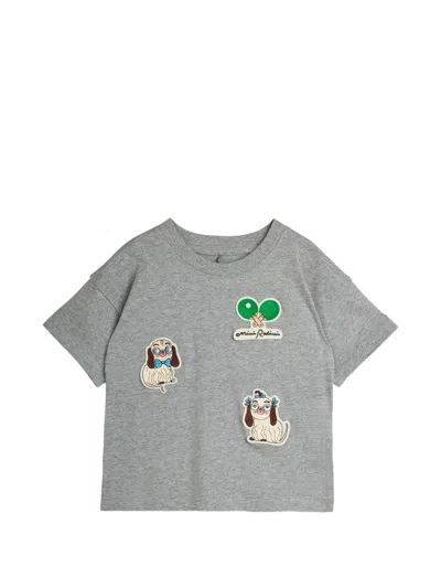 Mini Rodini Kids' Graphic-patch T-shirt In Multi