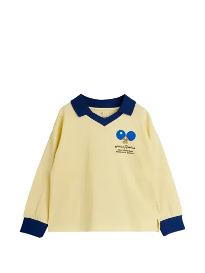 Mini Rodini Kids' Graphic-print Sweatshirt In Yellow