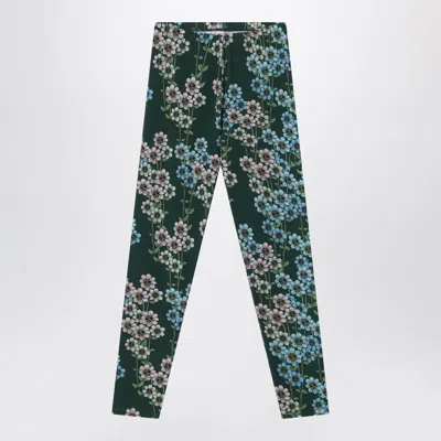 Mini Rodini Kids' Green Jogging Trousers In Organic Cotton