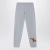 Mini Rodini Grey Jogging Trousers In Organic Cotton In Grey