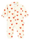 Mini Rodini Heart-detail Romper In Multi