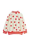 Mini Rodini Printed Cotton-blend Bomber Jacket In Neutral