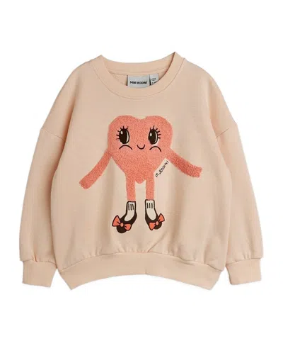 Mini Rodini Kids' Heart-detail Sweatshirt In Multi