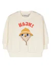 Mini Rodini Toddler Sweatshirt Ivory Size 7 Organic Cotton In Neutrals