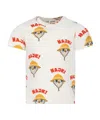 Mini Rodini Hike All-over Print T-shirt In White