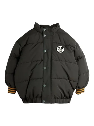 Mini Rodini Kids' Hooded Jacket In Black