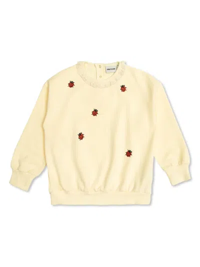 Mini Rodini Kids' Jersey Sweatshirt In White
