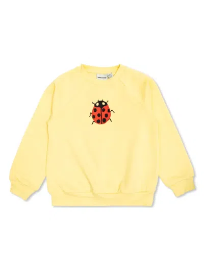 Mini Rodini Babies' Jersey Sweatshirt In Gelb