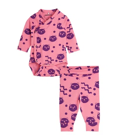 Mini Rodini Jumpsuits And Leggings Suits In Pink