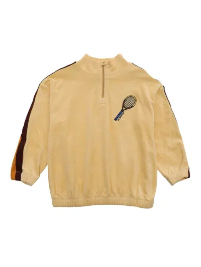 Mini Rodini Kids' Ocher Sweatshirt In Yellow