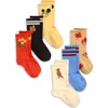 Mini Rodini Kids' Assorted 6-pack Stretch Cotton Blend Crew Socks In Multi