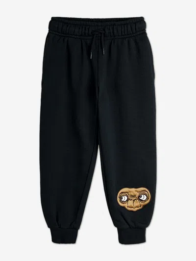 Mini Rodini Kids E.t. Application Joggers In Black