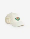 Mini Rodini Kids E.t. Embroidered Pocket Cap In White