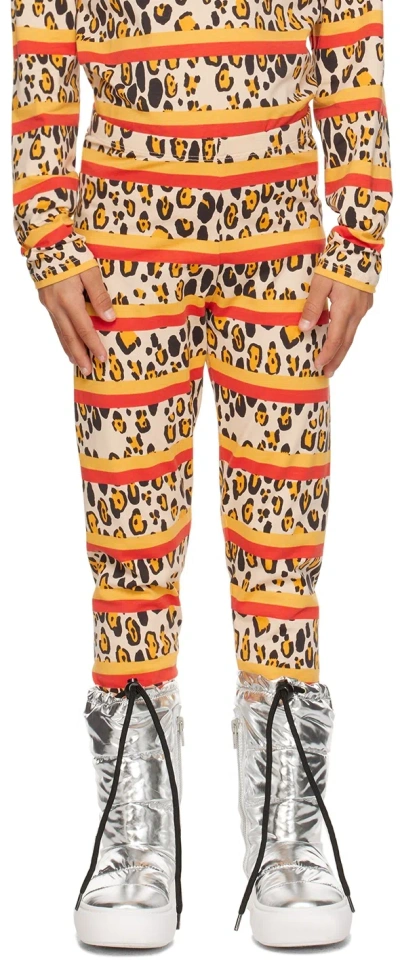Mini Rodini Organic-cotton Leopard-print Leggings In 00 Multi