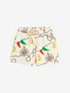 Mini Rodini Nautical Cotton Jersey Shorts In Multicoloured