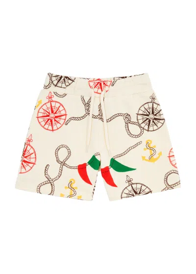 Mini Rodini Babies'  Kids Nautical Printed Cotton Shorts (12 Months-10 Years) In Multi Multi