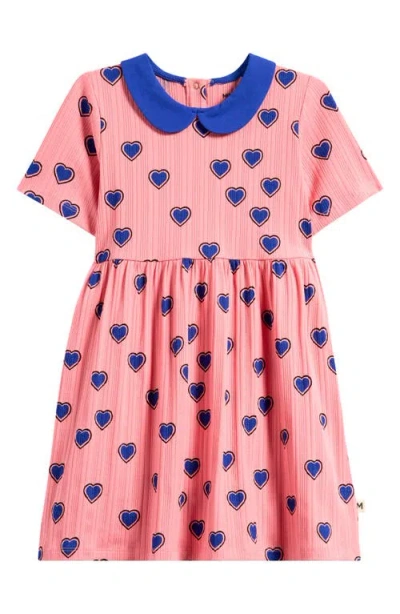 Mini Rodini Kids' Print Peter Pan Collar Dress