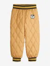 Mini Rodini Kids Ritzratz Patch Quilted Trousers In Nude