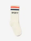 Mini Rodini Kids Sporty Socks In White