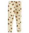 Mini Rodini Ladybugs Printed Cotton-blend Jersey Leggings In Multicoloured