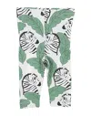 Mini Rodini Leggings In Military Green