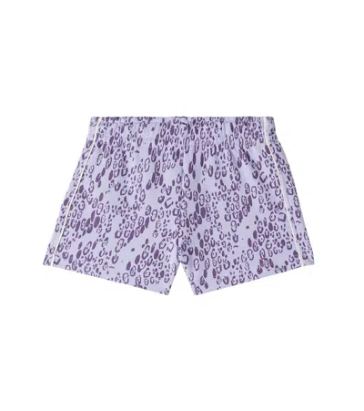 Mini Rodini Kids' Leopard-print Cotton Jersey Shorts
