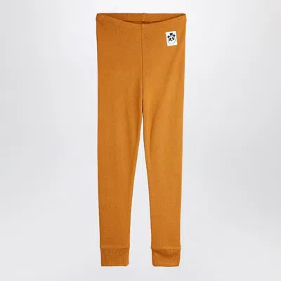 Mini Rodini Light Brown Modal Leggings In Orange