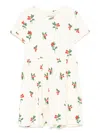 Mini Rodini Lingonberries Dress In Neutrals