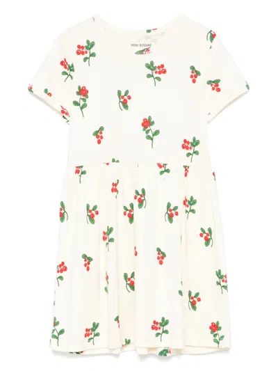 Mini Rodini Kids' Lingonberries Dress In Neutrals