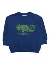 Mini Rodini Lizard Sp Sweatshirt In Blue