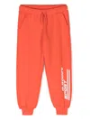 Mini Rodini Logo-print Jersey Track Pants In Red