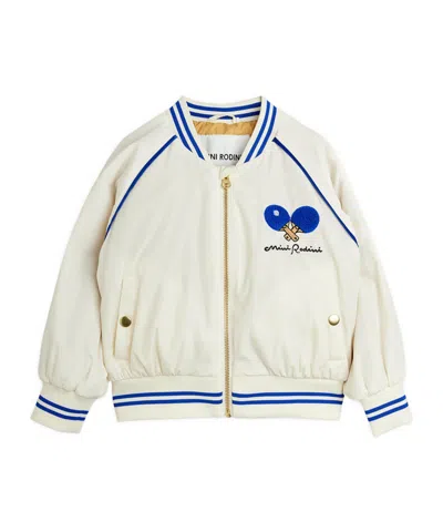Mini Rodini Long Sleeve Jacket In White