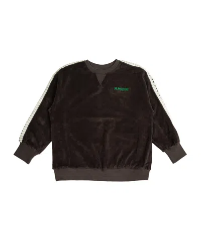 Mini Rodini Long Sleeve Sweatshirt In Black