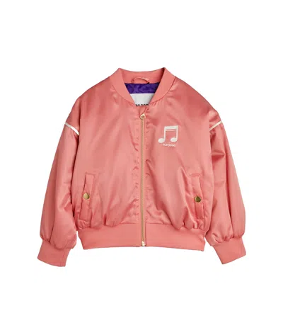 Mini Rodini Long-sleeved Casual Jacket In Pink