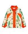 Mini Rodini Parrots Printed Tracksuit Jacket In White