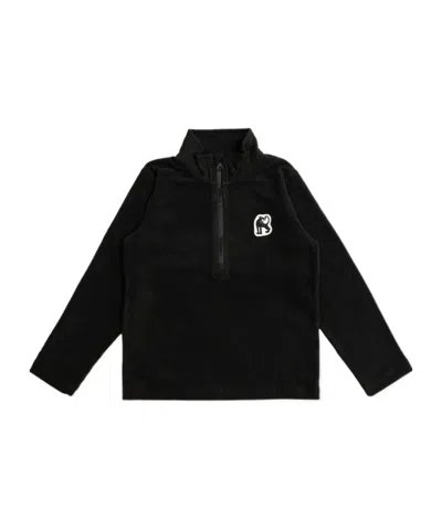 Mini Rodini Long-sleeved Sweater In Black