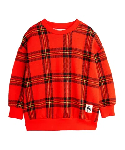 Mini Rodini Long-sleeved Sweater In Red