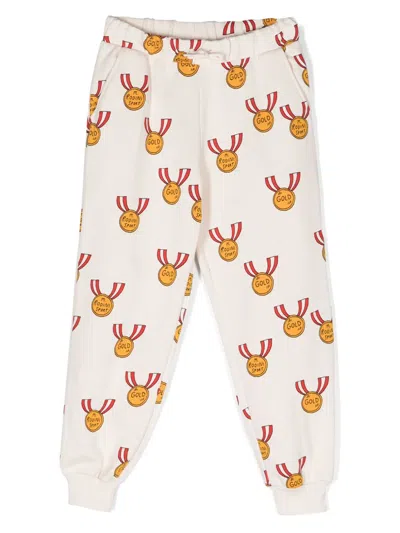 Mini Rodini Kids' Medals Sweatpants In Grey