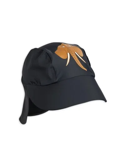 Mini Rodini Mini Elephant Uv Cap In Blue