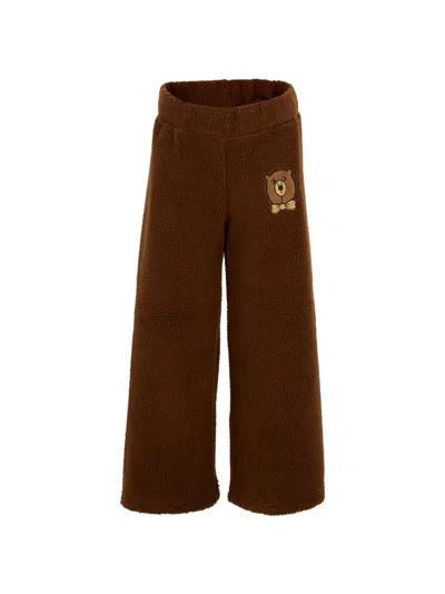 Mini Rodini Mini Girls' Eco-friendly Sweatpants In Brown