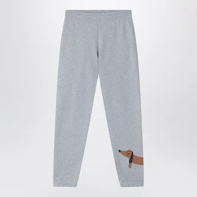 Mini Rodini Mini Jogging Trousers In Organic Cotton In Gold