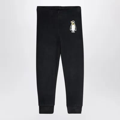 Mini Rodini Mini Miro Microfleece Trousers In Animal Print