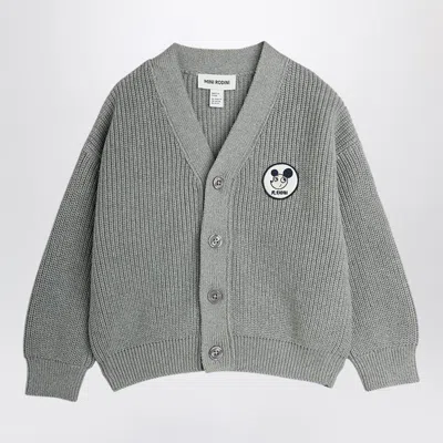 Mini Rodini Mini Organic Cotton Cardigan In Gold