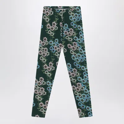 Mini Rodini Mini Organic Cotton Leggings For Girls In Gray