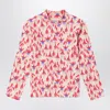 Mini Rodini Mini Patterned Organic Cotton Blouse In Multi