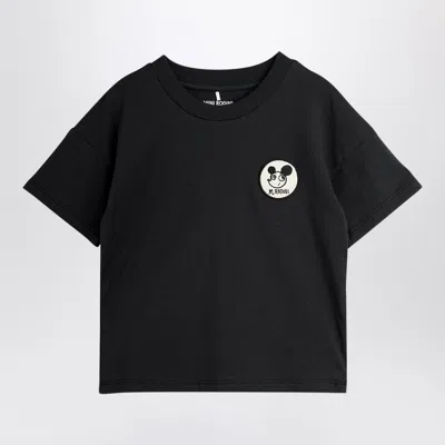 Mini Rodini Mini Ritzratz Organic Cotton T-shirt For Men In Black