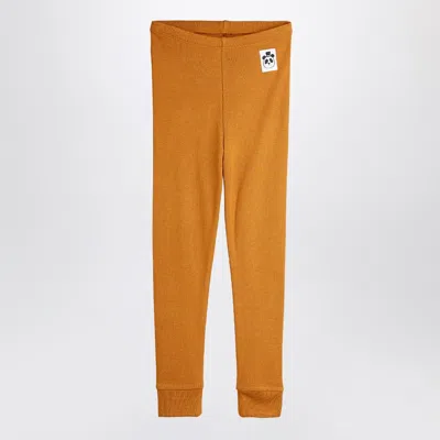 Mini Rodini Mini Soft Modal Leggings For Women In Orange