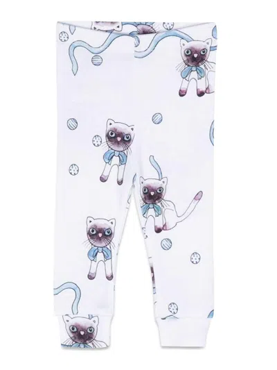 Mini Rodini Mini Unisex Siamese Print Leggings In Multicolour
